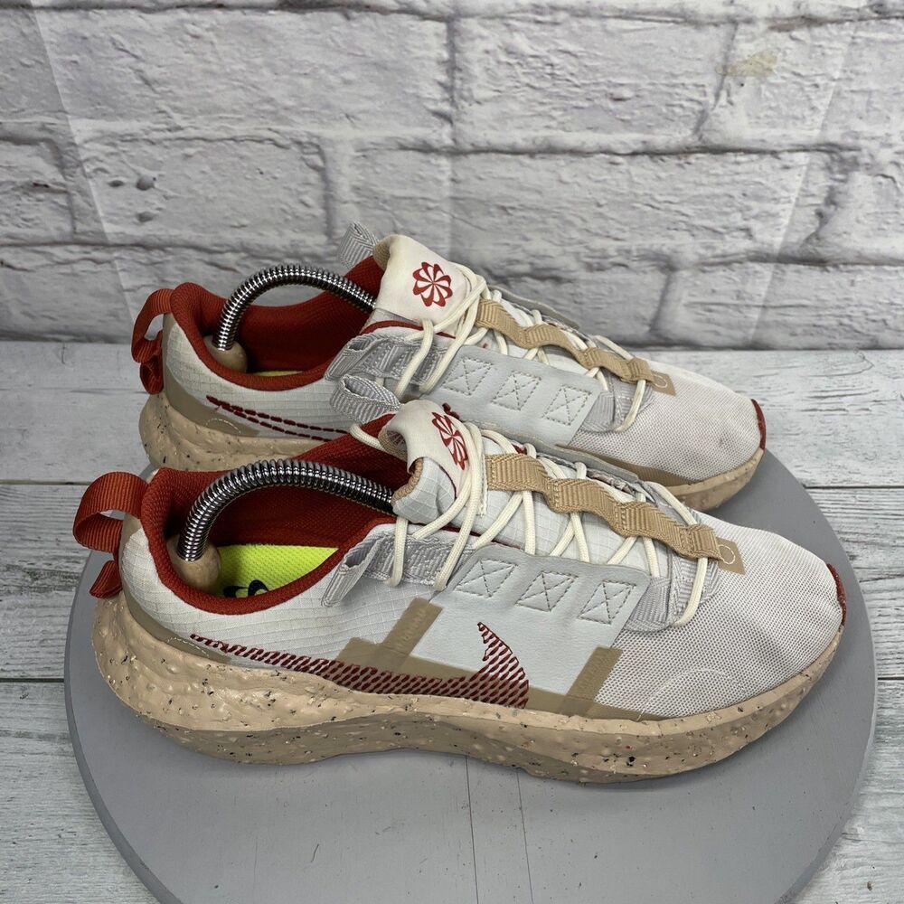 Nike Crater Impact SE Photon Dust Cinnabar Men Running Shoes Size 8 - Picture 7 of 16